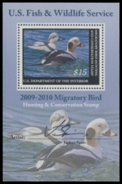 Scan of RW76B 2009 Duck Stamp 