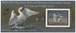 Scan of RW90A 2023 Duck Stamp 