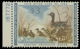 Scan of RW28 1966 Duck Stamp 