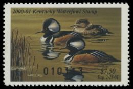 Scan of 2000 Kentucky Duck Stamp