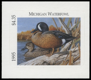 Scan of 1995 Michigan Duck Stamp