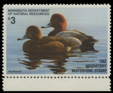 Scan of 1982 Minnesota Duck Stamp