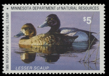 Scan of 1986 Minnesota Duck Stamp