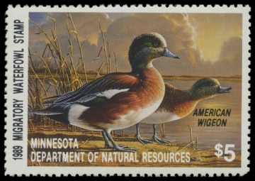 Scan of 1989 Minnesota Duck Stamp