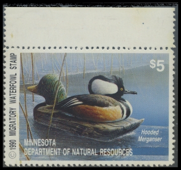 Scan of 1990 Minnesota Duck Stamp