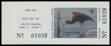 Scan of 1991 Nevada Duck Stamp