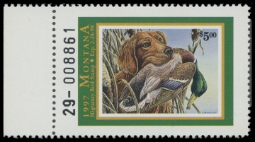 Scan of 1997 Montana Duck Stamp