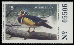 Scan of 1995 Nevada Duck Stamp