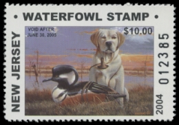 Scan of 2004 New Jersey Duck Stamp