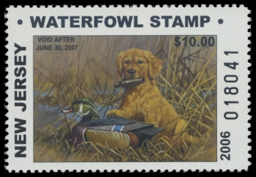 Scan of 2006 New Jersey Duck Stamp