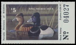 Scan of 1996 Nevada Duck Stamp