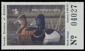 Scan of 1996 Nevada Duck Stamp