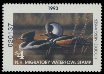 Scan of 1993 New Hampshire Duck Stamp