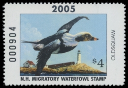 Scan of 2005 New Hampshire Duck Stamp