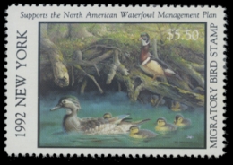 Scan of 1992 New York Duck Stamp