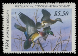 Scan of 1984 North Carolina Duck Stamp
