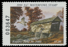 Scan of 1999 North Carolina Duck Stamp