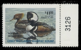 Scan of 1996 Ohio Duck Stamp