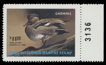Scan of 1998 Ohio Duck Stamp