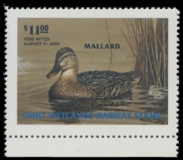 Scan of 1999 Ohio Duck Stamp