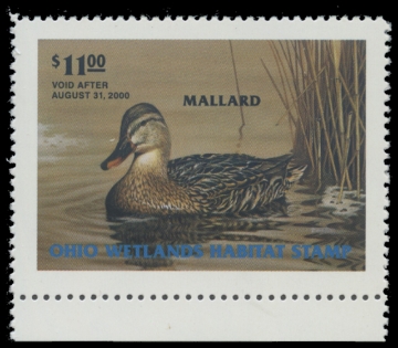 Scan of 1999 Ohio Duck Stamp