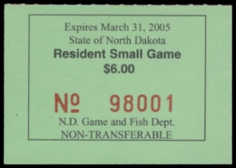 Scan of 2004 North Dakota Duck Stamp