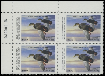Scan of 1987 South Carolina Duck Stamp