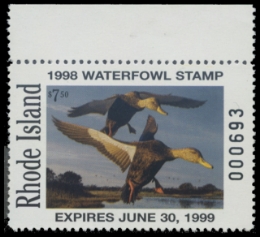 Scan of 1998 Rhode Island Duck Stamp