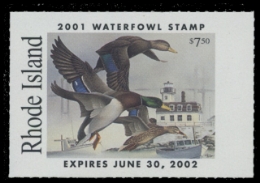Scan of 2001 Rhode Island Duck Stamp