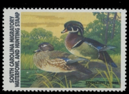 Scan of 1981 South Carolina Duck Stamp - First of State