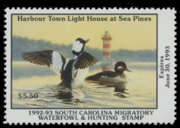 Scan of 1992 South Carolina Duck Stamp