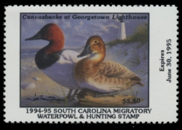 Scan of 1994 South Carolina Duck Stamp