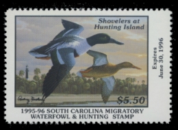 Scan of 1995 South Carolina Duck Stamp
