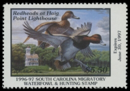 Scan of 1996 South Carolina Duck Stamp
