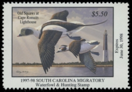 Scan of 1997 South Carolina Duck Stamp
