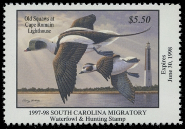 Scan of 1997 South Carolina Duck Stamp