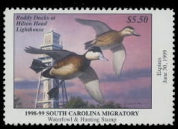 Scan of 1998 South Carolina Duck Stamp