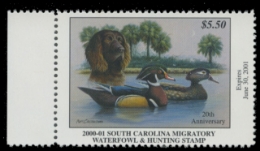 Scan of 2000 South Carolina Duck Stamp
