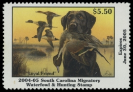Scan of 2004 South Carolina Duck Stamp