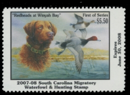 Scan of 2007 South Carolina Duck Stamp
