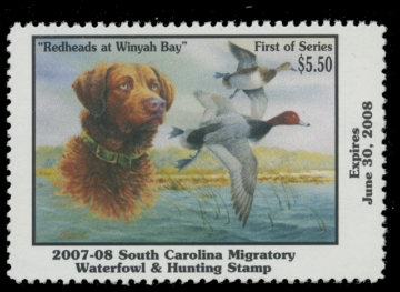 Scan of 2007 South Carolina Duck Stamp