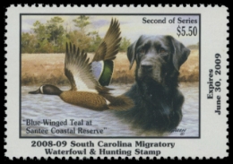 Scan of 2008 South Carolina Duck Stamp