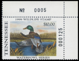 Scan of 1999 Tennessee Duck Stamp