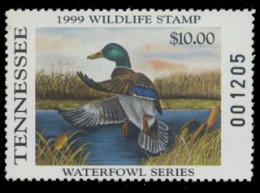 Scan of 1999 Tennessee Duck Stamp