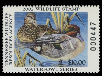 Scan of 2002 Tennessee Duck Stamp