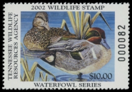 Scan of 2002 Tennessee Duck Stamp