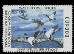 Scan of 2005 Tennessee Duck Stamp
