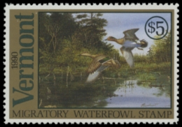 Scan of 1990 Vermont Duck Stamp