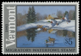 Scan of 1993 Vermont Duck Stamp