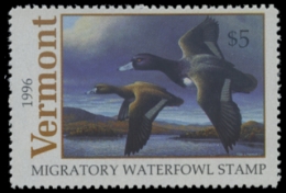 Scan of 1996 Vermont Duck Stamp